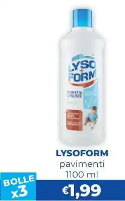 Acqua & Sapone LYSOFORM PAVIMENTI offerta