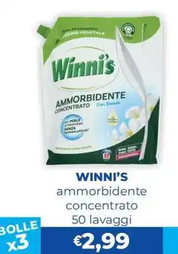 Acqua & Sapone WINNI'S ammorbidente concentrato 50 lavaggi offerta