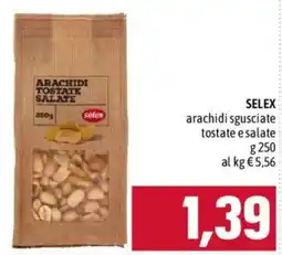 Emisfero Arachidi tostate salate Selex offerta