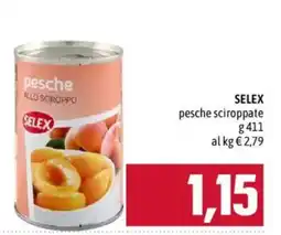 Emisfero Pesche sciroppate Selex offerta