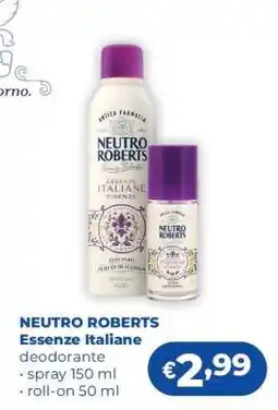 Acqua & Sapone NEUTRO ROBERTS ESSENZE ITALIANE offerta