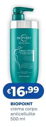 Acqua & Sapone BIOPOINT crema corpo anticellulite offerta