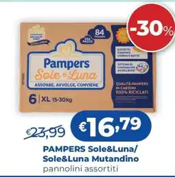 Acqua & Sapone PAMPERS Sole&Luna/Sole&Luna Mutandino offerta