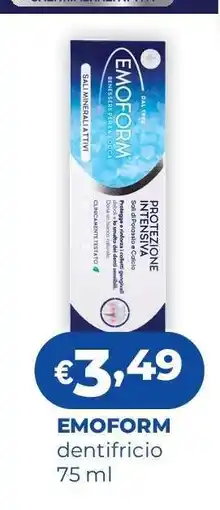 Acqua & Sapone EMOFORM dentifricio 75 ml offerta