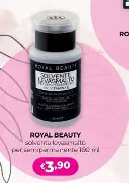 Acqua & Sapone ROYAL BEAUTY solvente levasmalto per semipermanente 160 ml offerta