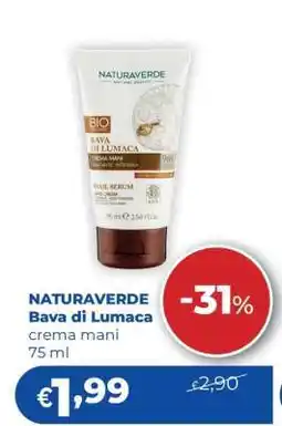 Acqua & Sapone Naturaverde Bava di Lumaca offerta