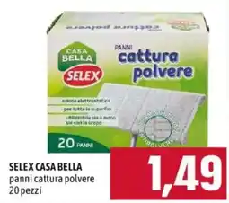 Emisfero SELEX CASA BELLA panni cattura polvere offerta