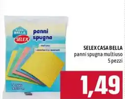 Emisfero SELEX CASA BELLA panni spugna multiuso offerta