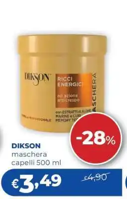 Acqua & Sapone DIKSON maschera capelli 500 ml offerta