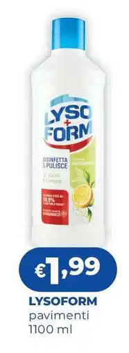 Acqua & Sapone LYSOFORM PAVIMENTI offerta