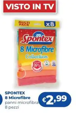 Acqua & Sapone SPONTEX 8 Microfibre offerta