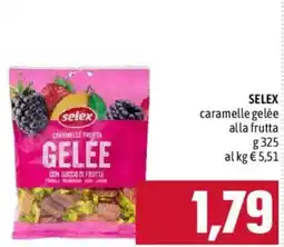 Emisfero Selex caramelle gelée alla frutta offerta