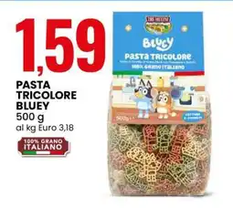 Eurospin PASTA TRICOLORE BLUEY offerta