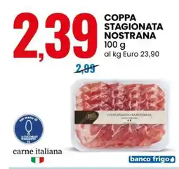 Eurospin COPPA STAGIONATA NOSTRANA offerta