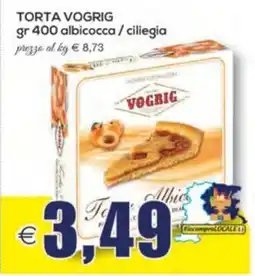 SuperOne Torta Vogrig albicocca/ ciliegia offerta