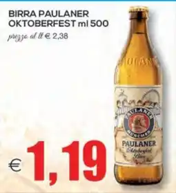 SuperOne Birra Paulaner Oktoberfest offerta