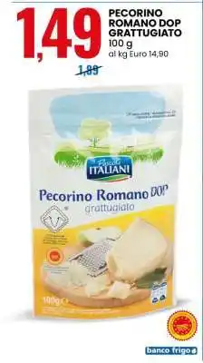 Eurospin PECORINO ROMANO DOP GRATTUGIATO offerta