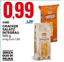 Eurospin CRACKER SALATI/INTEGRALI offerta