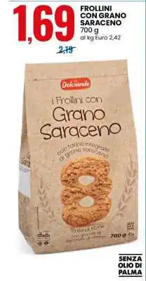 Eurospin FROLLINI CON GRANO SARACENO offerta