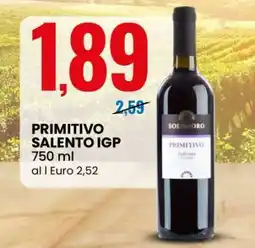 Eurospin PRIMITIVO SALENTO IGP offerta