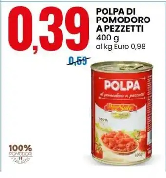 Eurospin POLPA DI POMODORO A PEZZETTI offerta