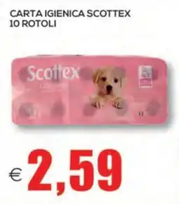 SuperOne Carta igienica Scottex offerta