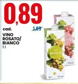 Eurospin VINO ROSATO/BIANCO offerta