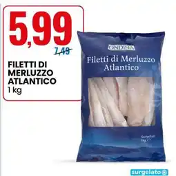 Eurospin Filetti di merluzzo atlantico offerta