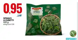 Eurospin SPINACI A CUBETTI offerta