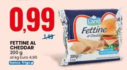 Eurospin Fettine al Cheddar offerta