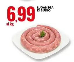 Eurospin Luganega di suino offerta