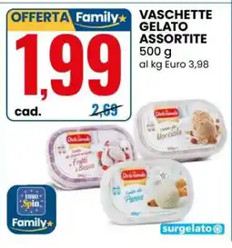 Eurospin VASCHETTE GELATO ASSORTITE offerta