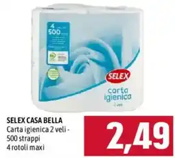 Emisfero SELEX CASA BELLA carta igienica 2 veli offerta