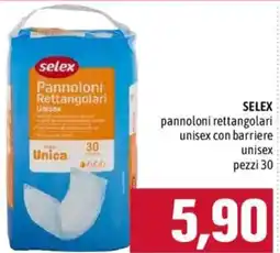 Emisfero Selex pannoloni rettangolari unisex offerta