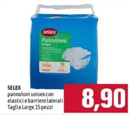 Emisfero Selex pannoloni unisex offerta