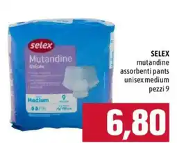 Emisfero Selex mutandine assorbenti pants unisex offerta
