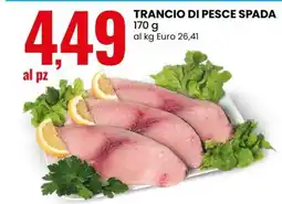Eurospin Trancio Di Pesce Spada offerta