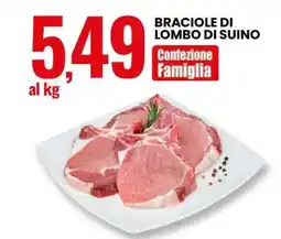 Eurospin Braciole di lombo di suino offerta
