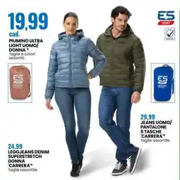 Eurospin PIUMINO ULTRA LIGHT UOMO/DONNA offerta