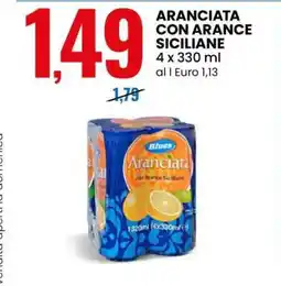 Eurospin ARANCIATA CON ARANCE SICILIANE offerta