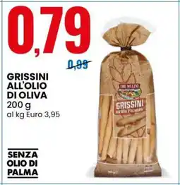 Eurospin GRISSINI ALL'OLIO DI OLIVA offerta