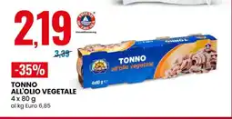 Eurospin TONNO ALL'OLIO VEGETALE offerta