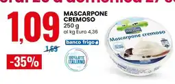 Eurospin MASCARPONE CREMOSO offerta