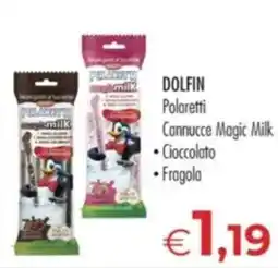 MerSi Supermercati DOLFIN Polaretti Cannucce Magic Milk offerta