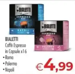 MerSi Supermercati Bialetti Caffè Espresso in Capsule offerta