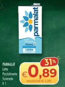MerSi Supermercati Parmalat Latte Parzialmente Scremato offerta
