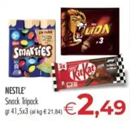 MerSi Supermercati Nestlé Snack Tripack offerta