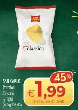 MerSi Supermercati San Carlo Patatina Classica offerta