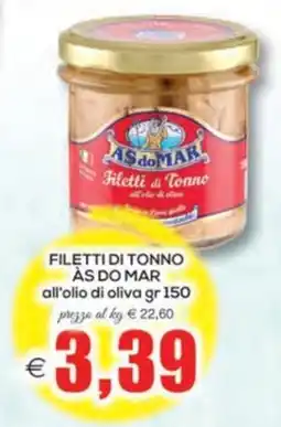 SuperOne Filetti di tonno às do mar offerta