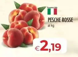MerSi Supermercati Pesche rosse offerta